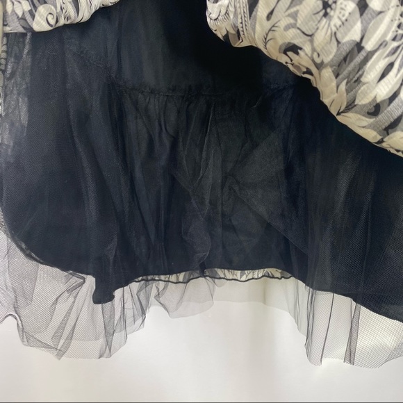 New Anna Sui Strapless Silk Dress 8 - Picture 2 of 11